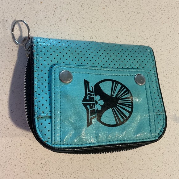 Diesel Aqua Spare Parts Zip Around Wallet - Picture 2 of 7